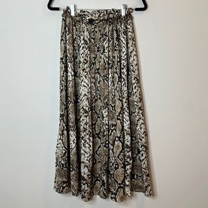 Oscar St High Waisted Midi Skirt Size S/M